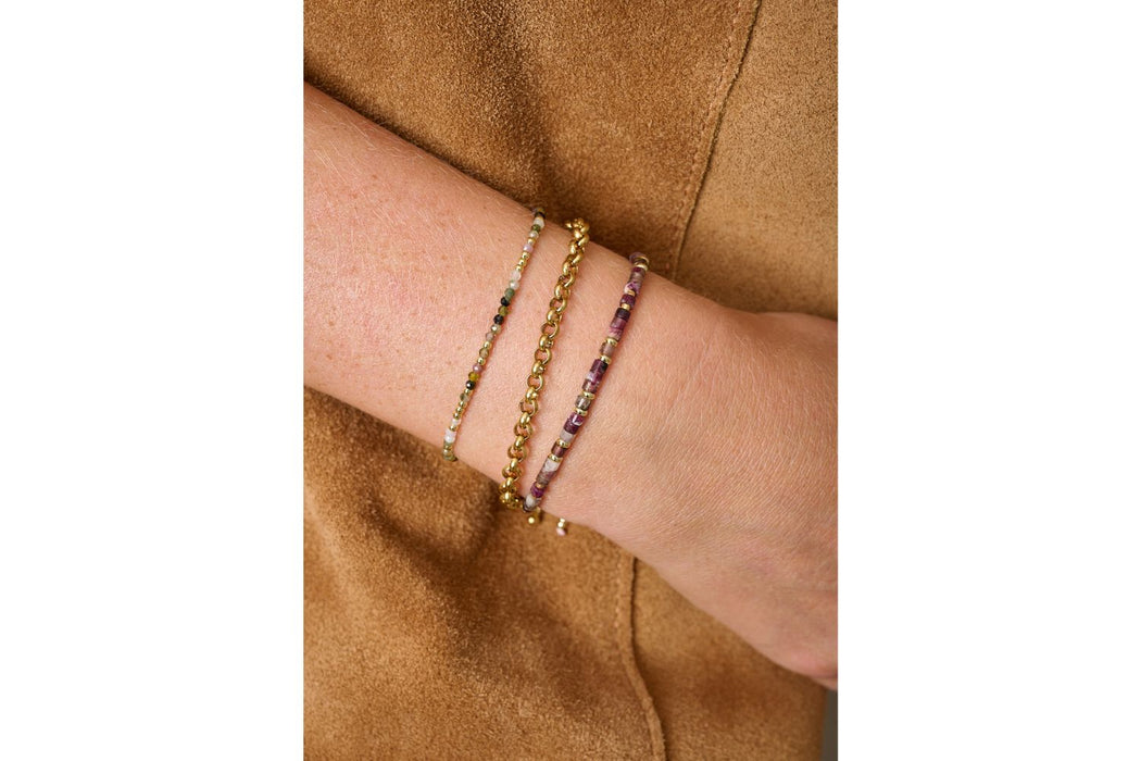 Liv Gold & Tourmaline Friendship Bracelet