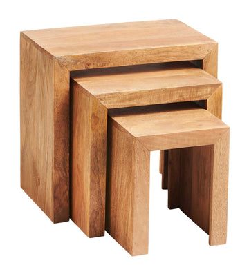 Toko Light Mango Nest Of 3 Tables