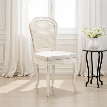 Louis French Oval Cane Back Dining Chair