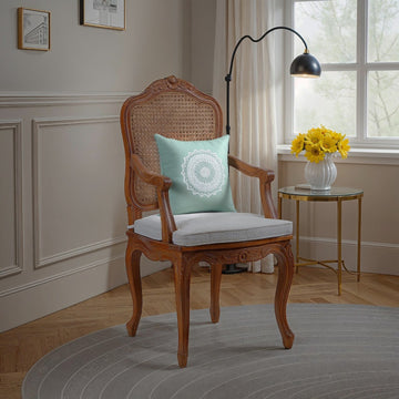 Louis French Rattan Back Carver