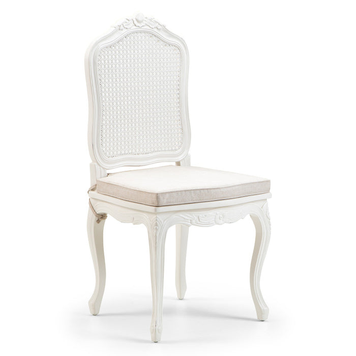 Louis French Rattan Back Dining Chair