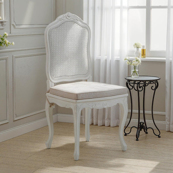 Louis French Rattan Back Dining Chair