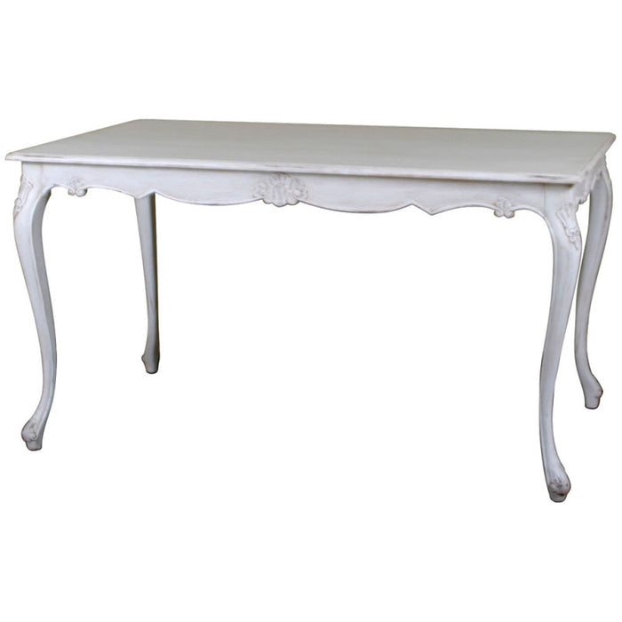 Louis French Antique White Dining Table