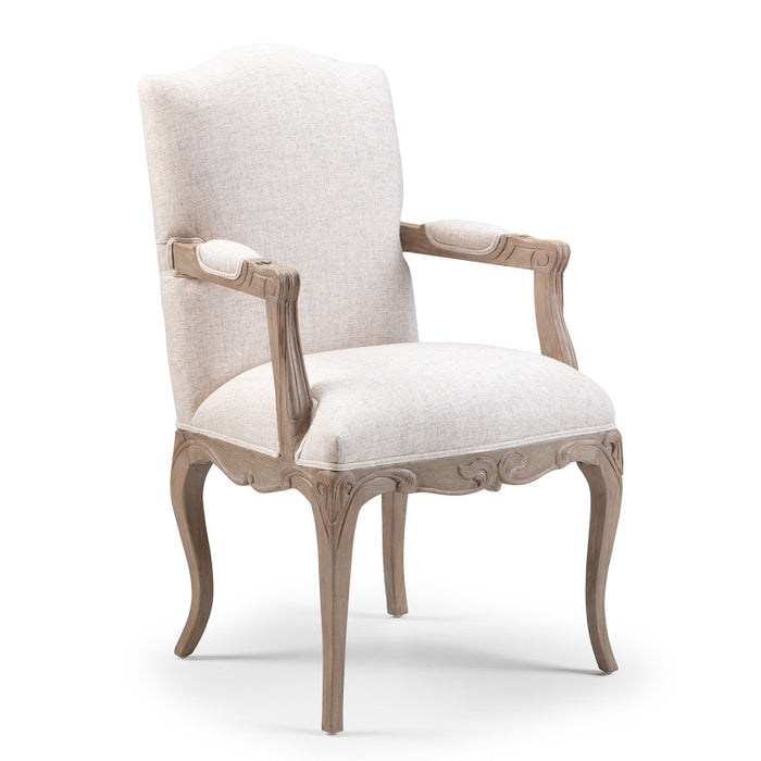 Louis French Upholstered Carver