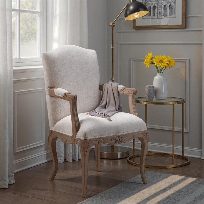 Louis French Upholstered Carver