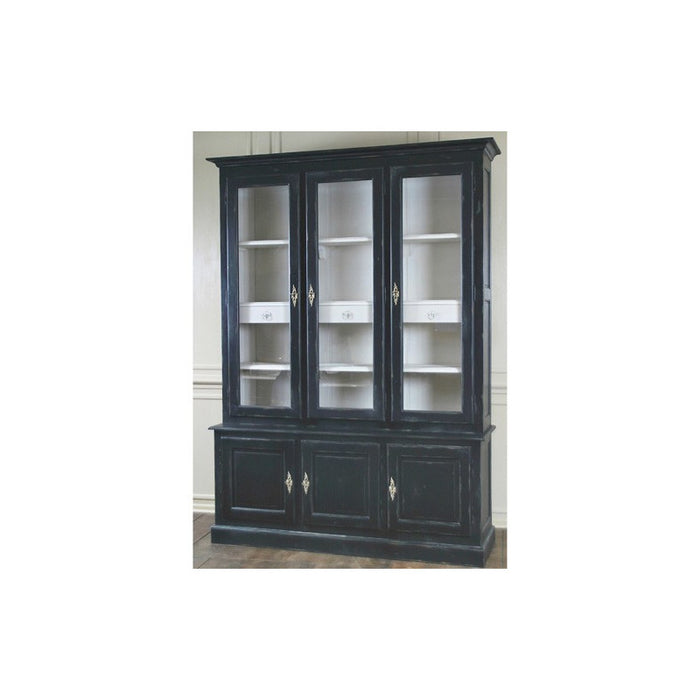Louis French Showcase with Cupboard
