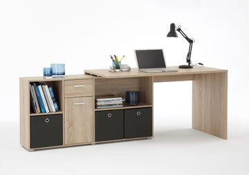 Amos Mann Oak Flexi Corner Office Desk