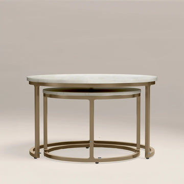 Madison Set of 2 Round Nesting Coffee Tables