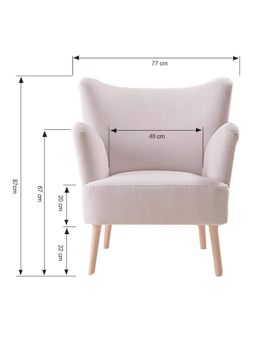 Mads Armchair - Blush
