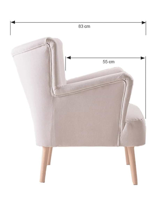 Mads Armchair - Blush