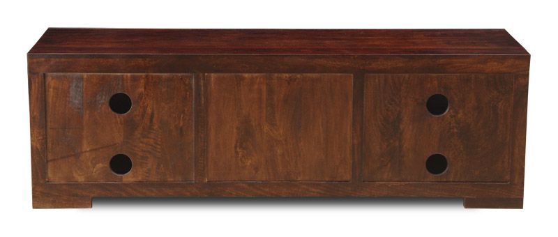 Mango Wood 170cm 2 Drawer Media Unit - In Stock