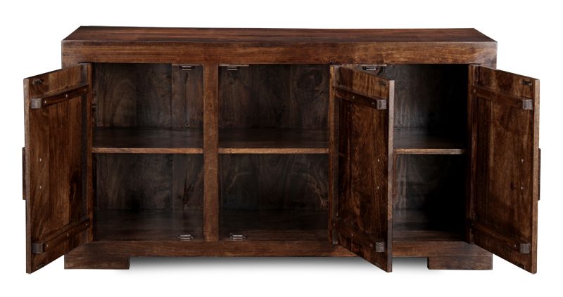 Mango Wood 134cm Sideboard - In Stock last one remaining