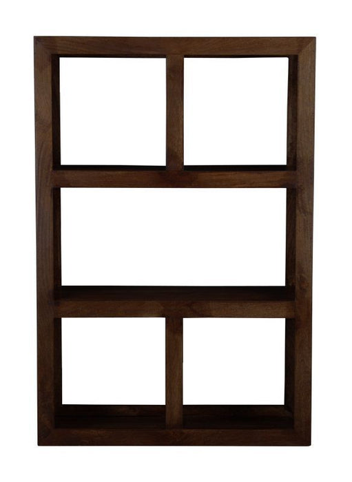 Mango Wood 98cm Open Bookcase - Last one Remaining