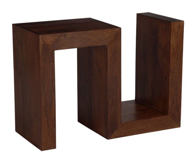 Acre & Artisan Mango Wood Side Table S 1