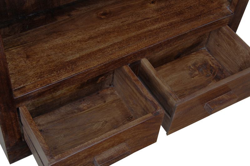 Mango Wood 85cm Bookcase - In Stock last one remaining
