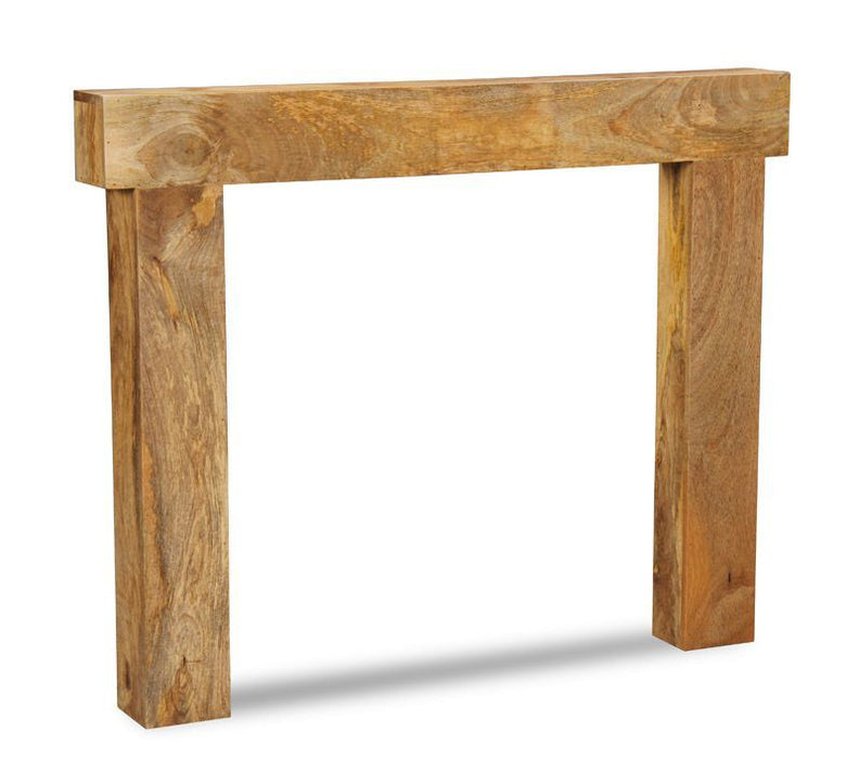 Light Mango Wood 131cm Fire Surround - In Stock