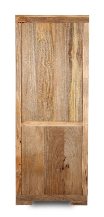 Light Mango Wood 65cm 1 Drawer Bookcase - In Stock