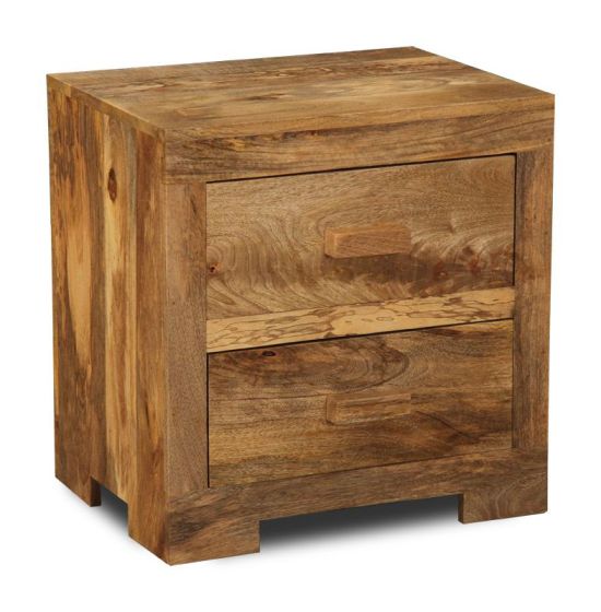 Acre & Artisan Light Mango 2 Drawer Small Chest (52cm)