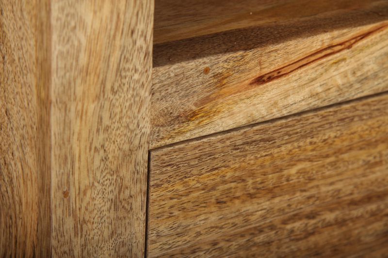 Light Mango Wood 110cm 4 Drawer Coffee Table - last one remaining