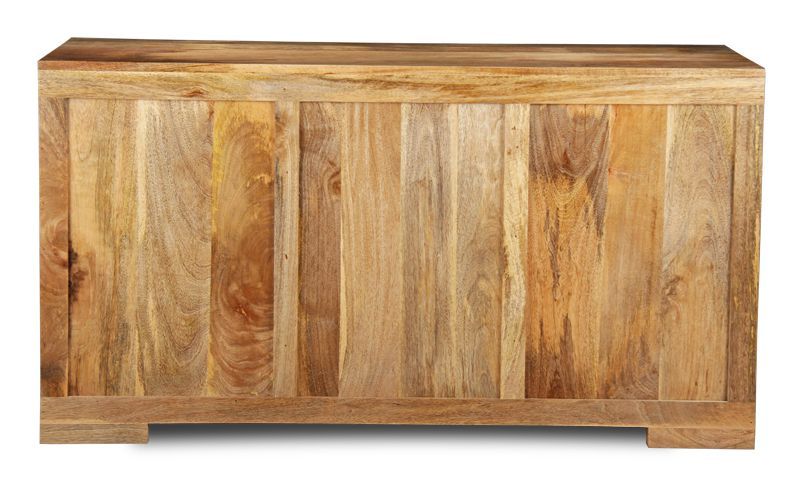 Light Mango Wood 134cm Sideboard - In Stock