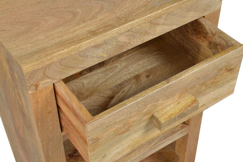 Light Mango Wood Side Table - Due 13th October
