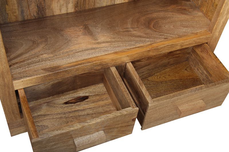 Light Mango Wood 85cm Bookcase - Due 14th October