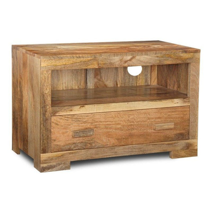 Light Mango Wood 85cm TV Unit - Due 15th November