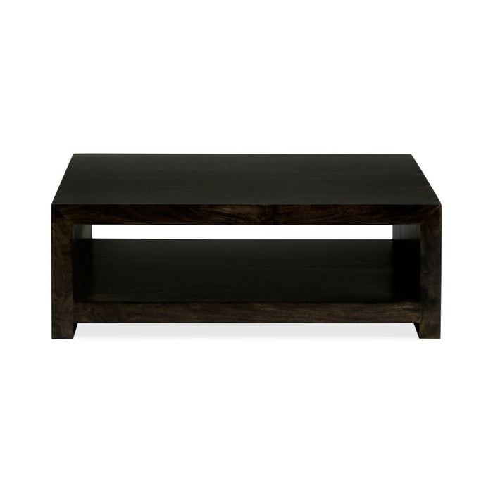 Mango Wood Walnut 110cm Open Coffee Table - In Stock