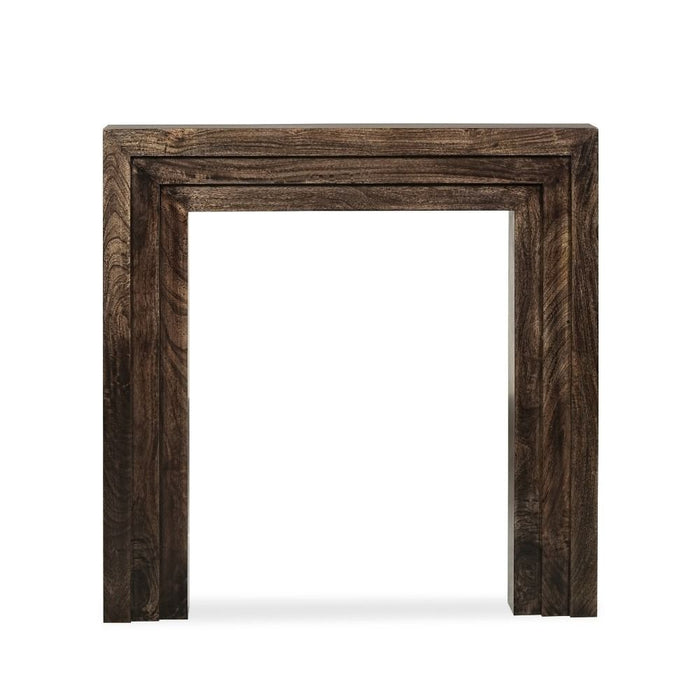 Mango Wood Walnut 118cm Fire Surround - Due 16th September
