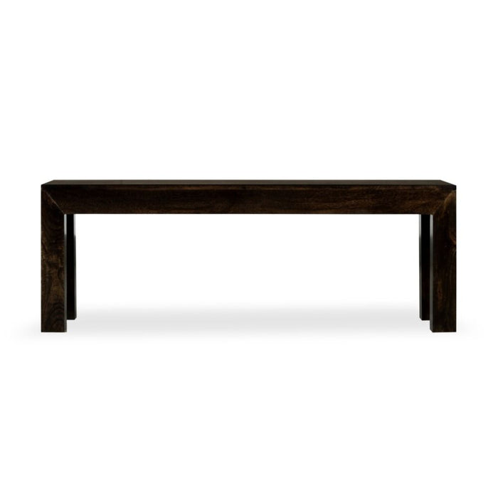 Mango Wood Walnut 130cm Bench - In stock