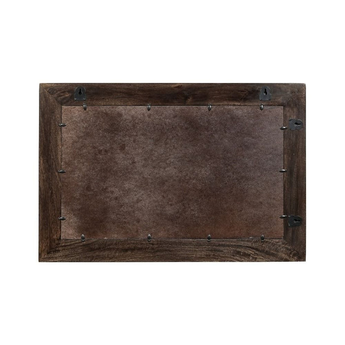 Mango Wood Walnut 60cm Medium Mirror - In Stock