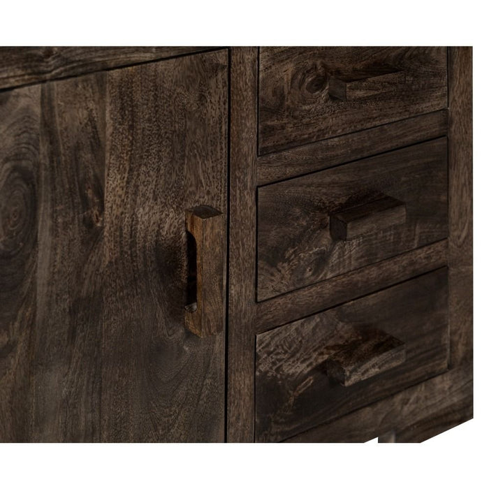 Mango Wood Walnut 80cm Sideboard - Due 16th September