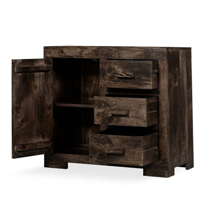 Mango Wood Walnut 80cm Sideboard - Due 16th September