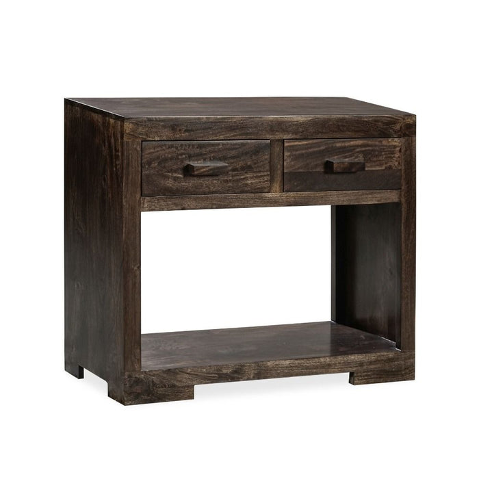 Mango Wood Walnut 90cm Console Table - In Stock