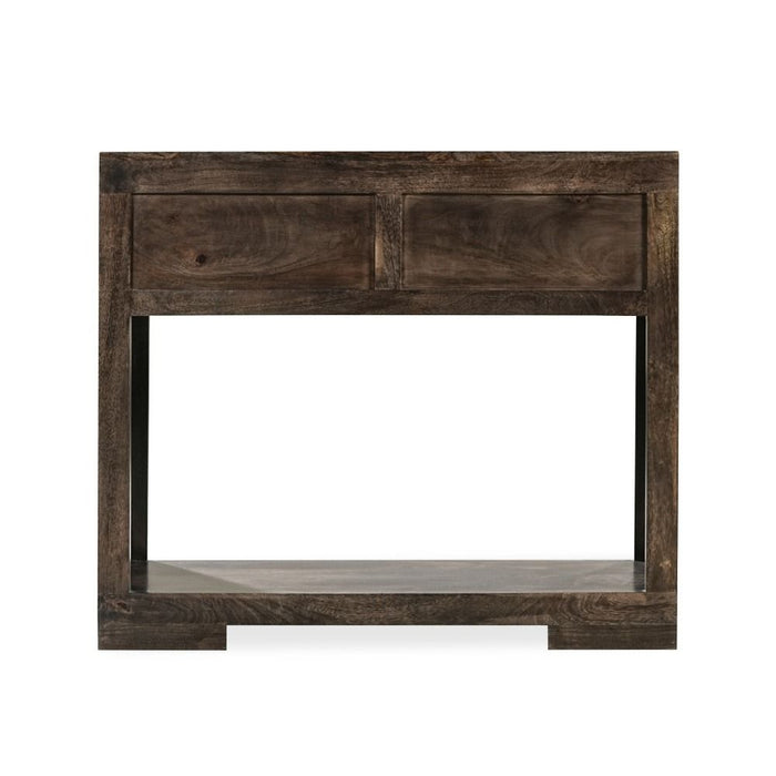 Mango Wood Walnut 90cm Console Table - In Stock