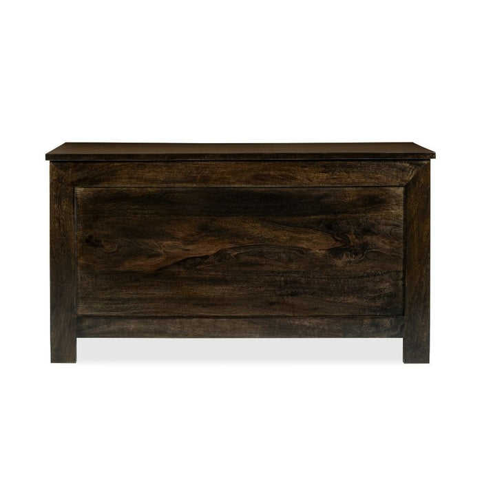 Mango Wood Walnut 92cm Blanket Box - In Stock