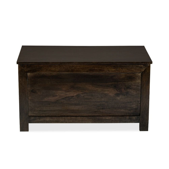 Mango Wood Walnut 92cm Blanket Box - In Stock