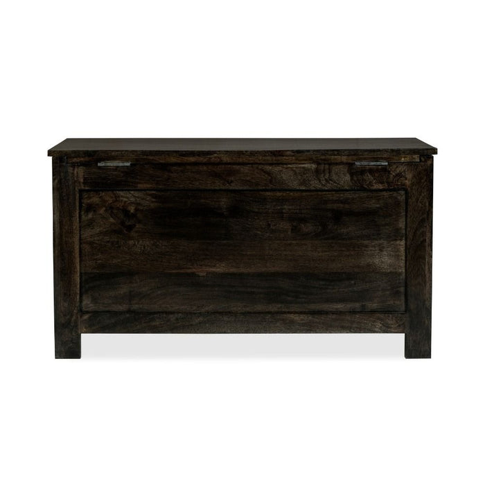 Mango Wood Walnut 92cm Blanket Box - In Stock