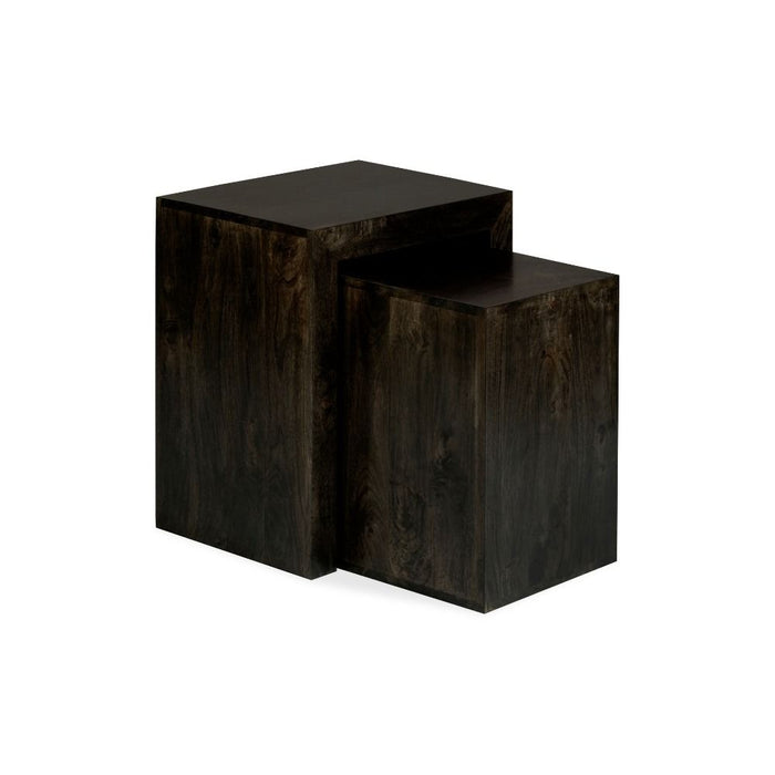 Mango Wood Walnut Cube Nest - In Stock