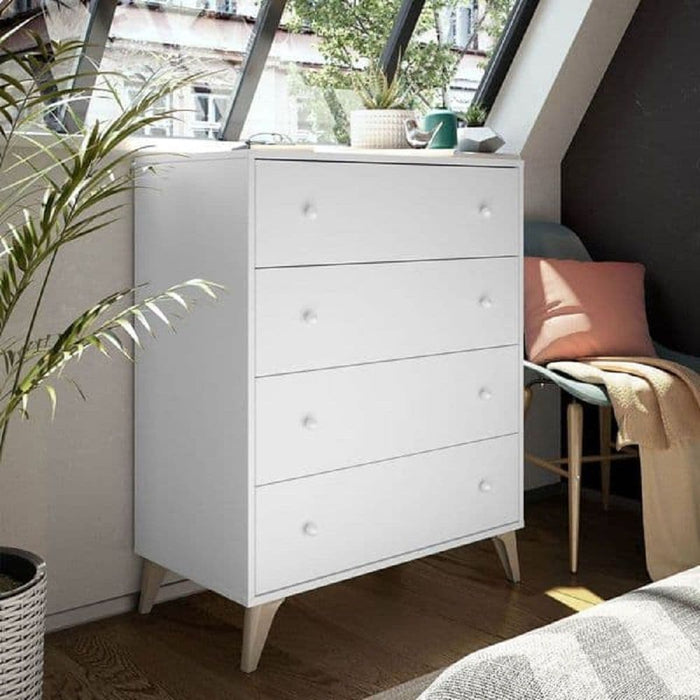 Martinelli Artic White 4 Drawer Chest - 3214