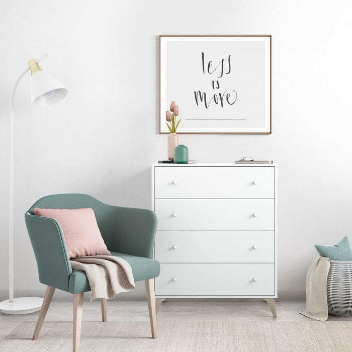Martinelli Artic White 4 Drawer Chest
