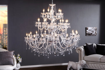 Chandelier Diamonds 120cm 30-arms Silver