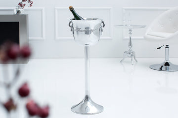 Champagne Cooler 75cm Metal Chrome