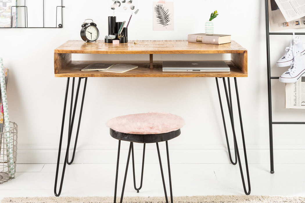 Desk Scorpion 100cm Mango Wood Natural
