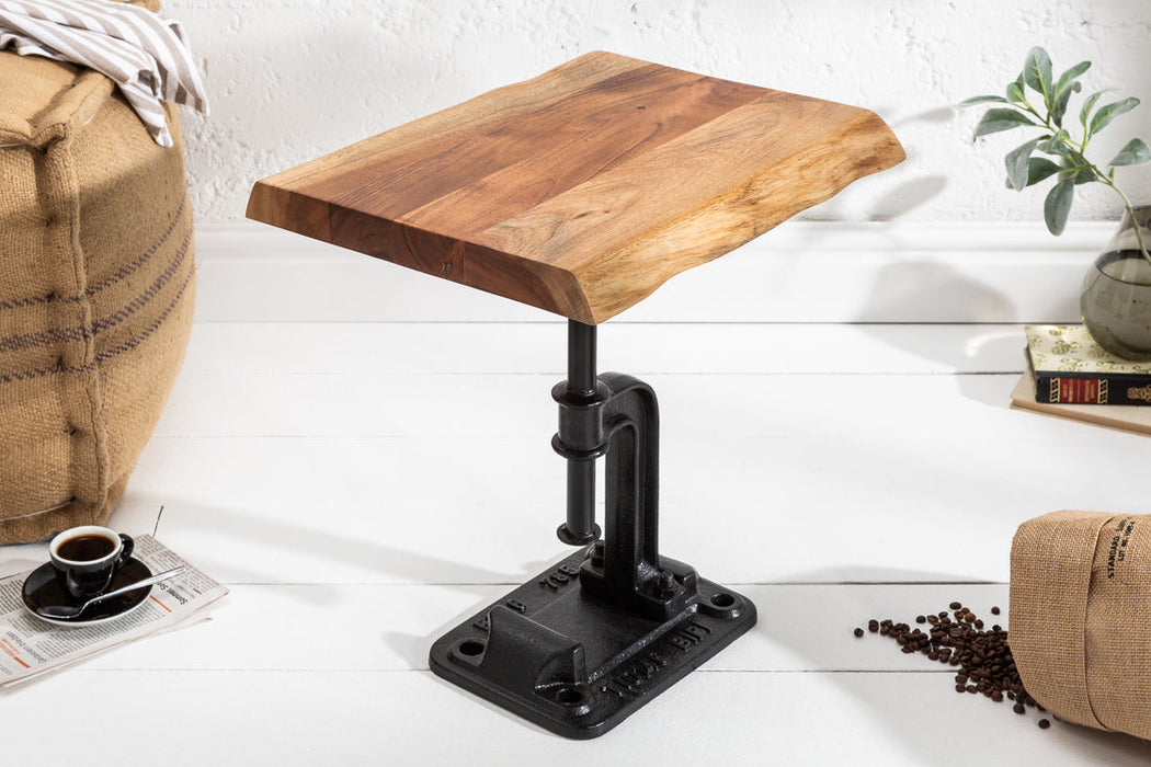 Side Table Fortress 46cm Acacia Wood Natural