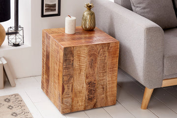 Side Table Fortress 45cm Mango Wood Natural
