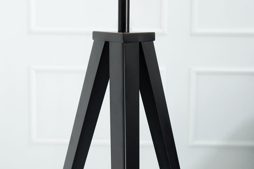 Floor Lamp Tripod 142cm Black