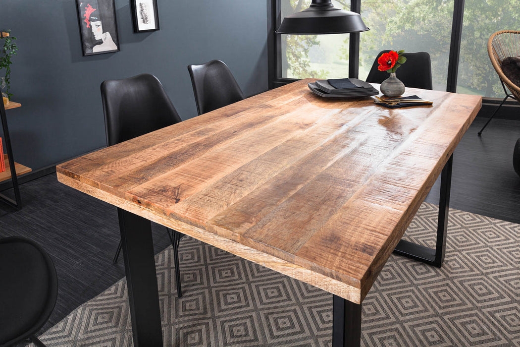 Dining Table Blacksmith 120cm Mango Wood Natural