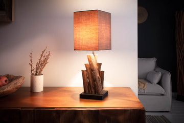 Table Lamp Pure Nature 45cm Driftwood Brown