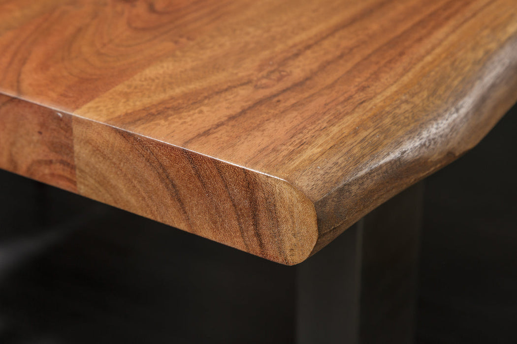 Dining Table Monolith 200cm Acacia Wood Honey